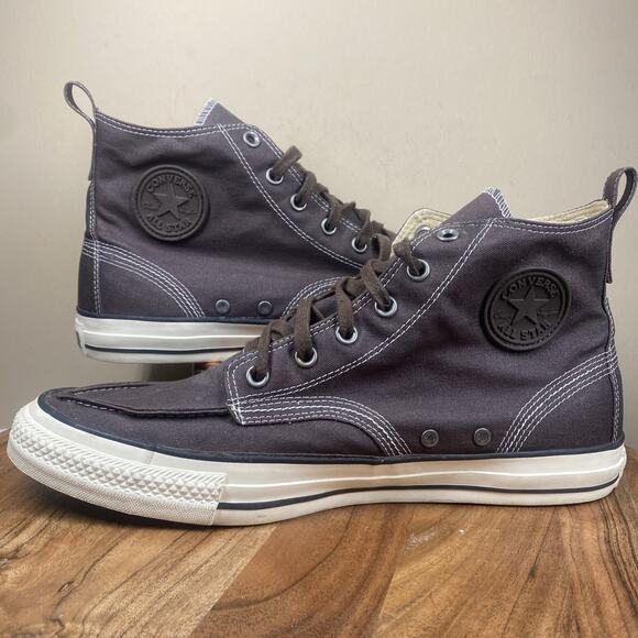 Converse Chuck Taylor All Star Mens Brown White Size 13 High Top Shoes 125652C - Picture 2 of 10